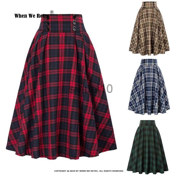 skirts vintage pleated plaid skirt autumn winter high waist korean style preppy midi skirts button decoration plus size skirt ss0037 j230621, Black
skirts vintage pleated plaid skirt autumn winter high waist korean style preppy midi skirts button decoration plus size skirt ss0037 j230621, Black