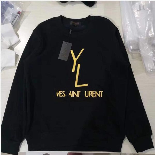 mens hoodies pullover sweatshirts laurent long sleeve jumper womens clothing with ys gold letter print sweaters s-5xl, Black
mens hoodies pullover sweatshirts laurent long sleeve jumper womens clothing with ys gold letter print sweaters s-5xl, Black