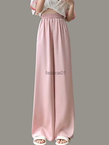 2023 new fashion summer loose satin wide leg pants drape thin straight trousers women female casual ice silk sun protection pant l230621, Black;white
2023 new fashion summer loose satin wide leg pants drape thin straight trousers women female casual ice silk sun protection pant l230621, Black;white