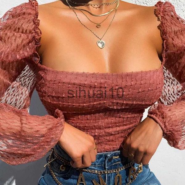 women's blouses shirts fashion summer autumn women shirt blouse ruched long sleeve lace tulle strappy square collar cropped lady high, White
women's blouses shirts fashion summer autumn women shirt blouse ruched long sleeve lace tulle strappy square collar cropped lady high, White