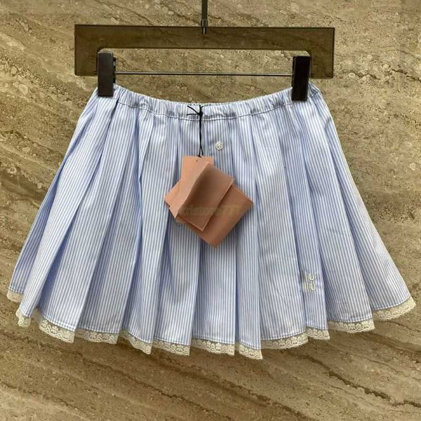 skirts designer women a-line with letter embroidery skirt girls cotton vintage milan runway brand high end custom brief striped mini pleated, Black
skirts designer women a-line with letter embroidery skirt girls cotton vintage milan runway brand high end custom brief striped mini pleated, Black