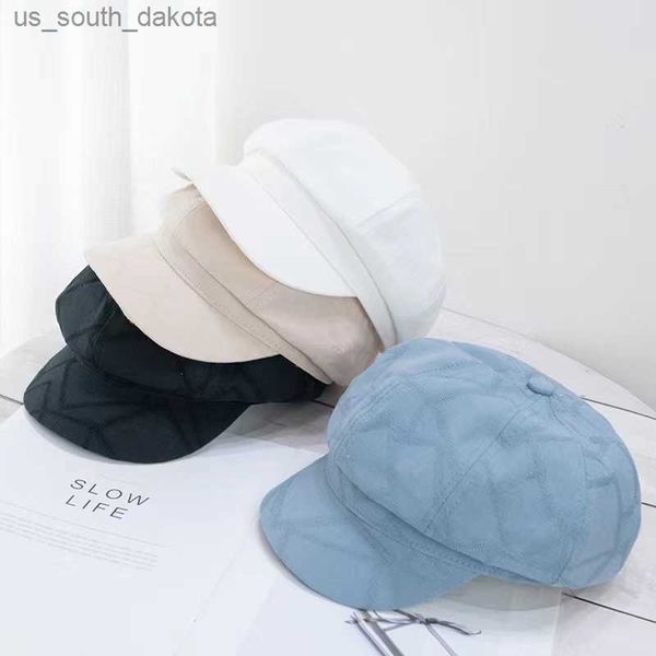 spring and autumn women's fashionable sunscreen travel octagonal hat 2023 retro new british thin darkllines versatile beret l230523, Blue;gray
spring and autumn women's fashionable sunscreen travel octagonal hat 2023 retro new british thin darkllines versatile beret l230523, Blue;gray