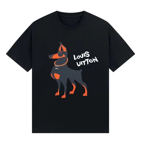 2023 designer large men's clothing women's t-shirt round neck short sleeve shirt casual pure cotton embroidery pattern printing le, Black;brown
2023 designer large men's clothing women's t-shirt round neck short sleeve shirt casual pure cotton embroidery pattern printing le, Black;brown