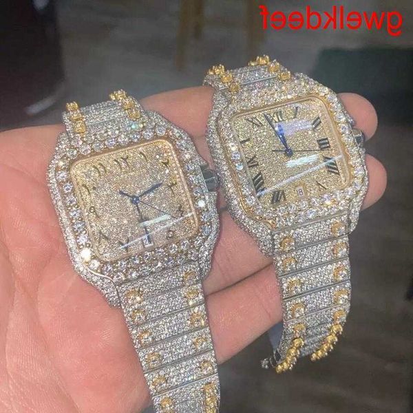 wristwatch luxury custom bling iced out watch white gold plated moiss anite diamond watchs 5a replication mechanical 36jo, Silver
wristwatch luxury custom bling iced out watch white gold plated moiss anite diamond watchs 5a replication mechanical 36jo, Silver