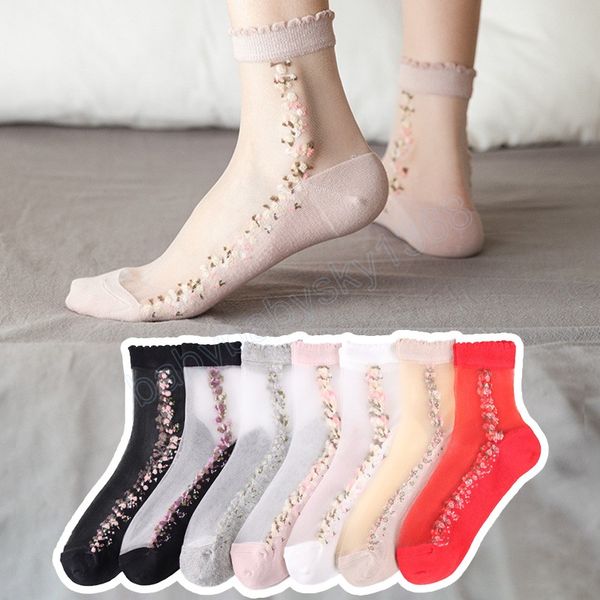 ultra thin transparent socks women breathable summer sock girls lace flower crystal silk sock elastic short tulle socks, Pink;yellow
ultra thin transparent socks women breathable summer sock girls lace flower crystal silk sock elastic short tulle socks, Pink;yellow