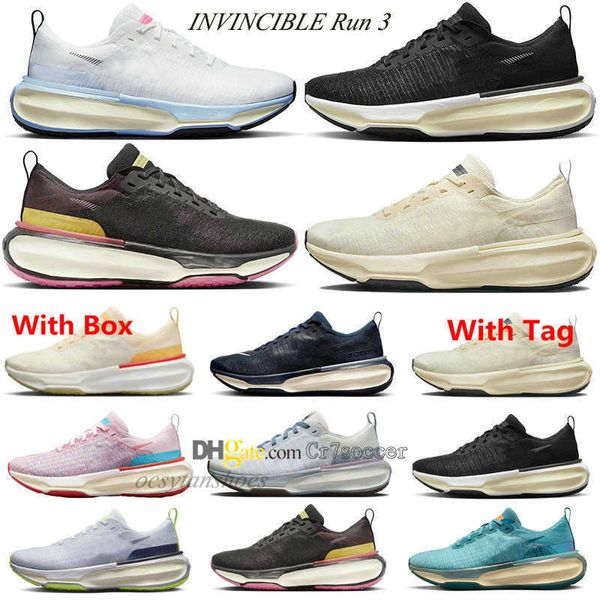 

fk 2023 with og box invincible shoes run marathon triple black navy ice white carolina blue sports shoe sneakers women wmns gs sz 36-45 whol