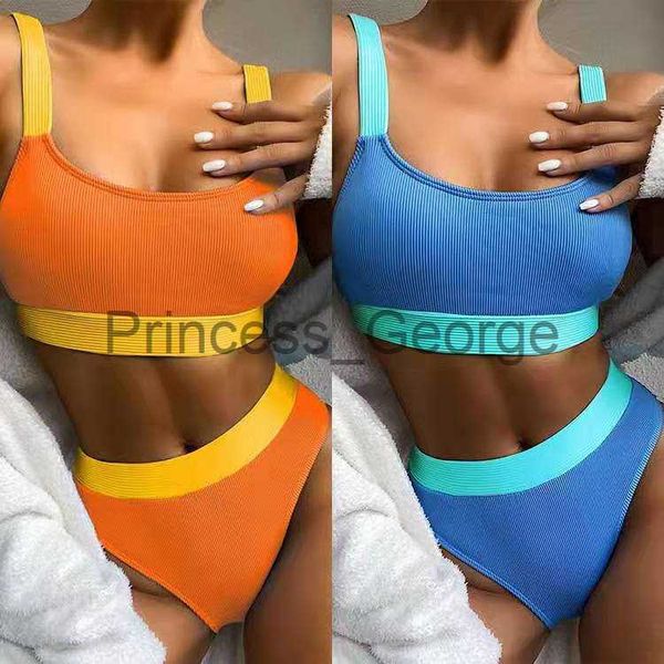 women's plus size swimwear 2023 new style single pit bar solid color splice bikini fashion cross border women's swimsuit x0621, Black
women's plus size swimwear 2023 new style single pit bar solid color splice bikini fashion cross border women's swimsuit x0621, Black