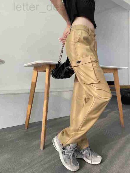 women's pants & capris designer 23ss womens womens clothing solid color double side large pocket design cargo wind foot pants casual hi, Black;white
women's pants & capris designer 23ss womens womens clothing solid color double side large pocket design cargo wind foot pants casual hi, Black;white
