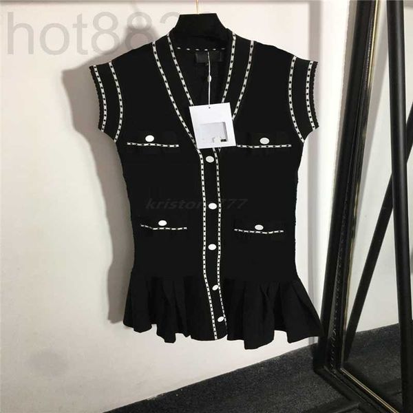 runway dresses designer women summer wool cashmere dress with solid letter button girls milan tank clothing high end stretch pleated ceqg, Black
runway dresses designer women summer wool cashmere dress with solid letter button girls milan tank clothing high end stretch pleated ceqg, Black