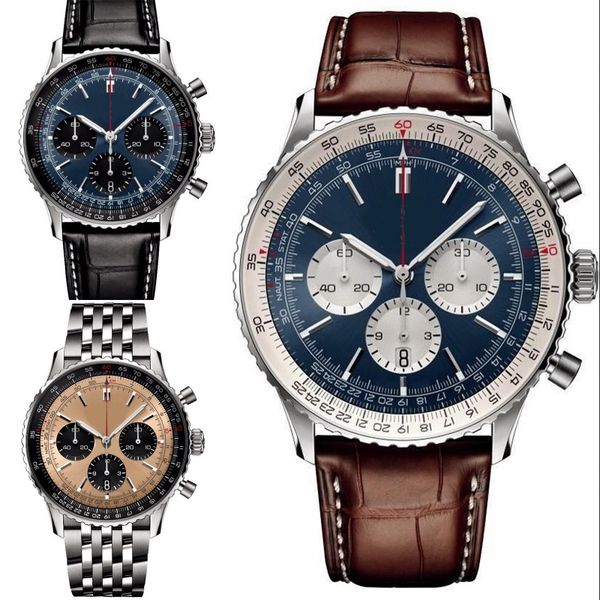 ladies watch fashion navitimer designer watch sapphire 50mm waterproof orologi super luminous leather strap b01 men perfect watches xb010 c2, Slivery;brown
ladies watch fashion navitimer designer watch sapphire 50mm waterproof orologi super luminous leather strap b01 men perfect watches xb010 c2, Slivery;brown