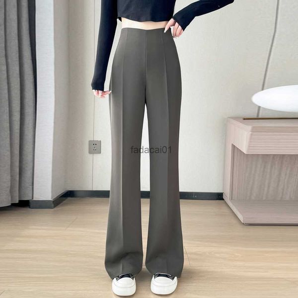 women high waist flare pants fashion 2023 drape straight trousers casual baggy elegant ladies streetwear pants l230621, Black;white
women high waist flare pants fashion 2023 drape straight trousers casual baggy elegant ladies streetwear pants l230621, Black;white