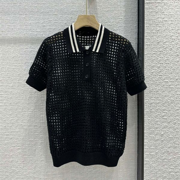 designer clothes women womens clothes turn down collar hollow out black color polo t-shirts casual summer female clothes, White
designer clothes women womens clothes turn down collar hollow out black color polo t-shirts casual summer female clothes, White