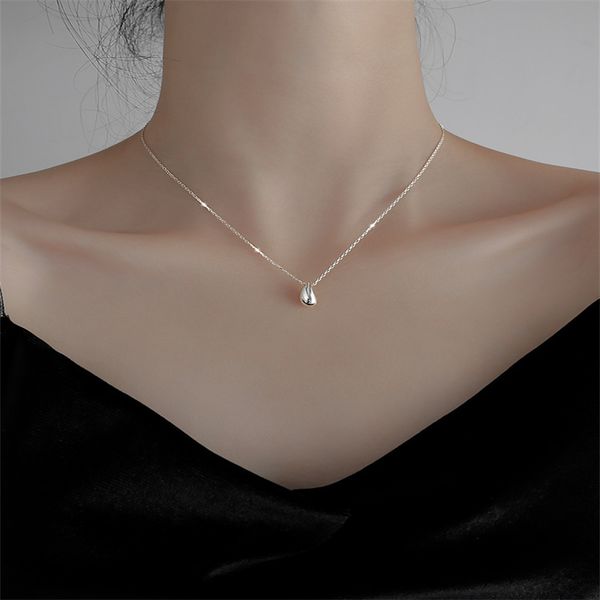925 sterling authentic silver necklaces pendants mini waterdrop pendant necklace for women wedding party gifts
925 sterling authentic silver necklaces pendants mini waterdrop pendant necklace for women wedding party gifts