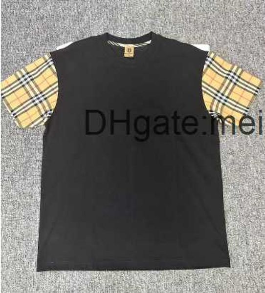 aaaaa designer luxury t-shirt bur brand gentleman luxury front shoulder round neck short sleeve white t-shirt plaid sleeves men's casua, White;black
aaaaa designer luxury t-shirt bur brand gentleman luxury front shoulder round neck short sleeve white t-shirt plaid sleeves men's casua, White;black
