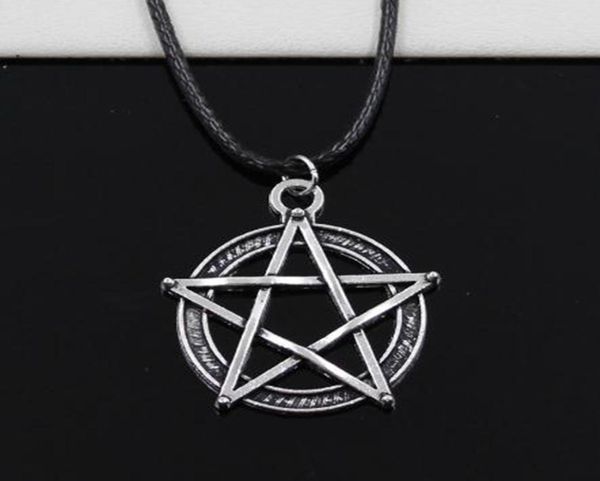 new 20pcslot tibetan silver star pentagram necklace choker charm black leather cord necklace diy9806359
new 20pcslot tibetan silver star pentagram necklace choker charm black leather cord necklace diy9806359