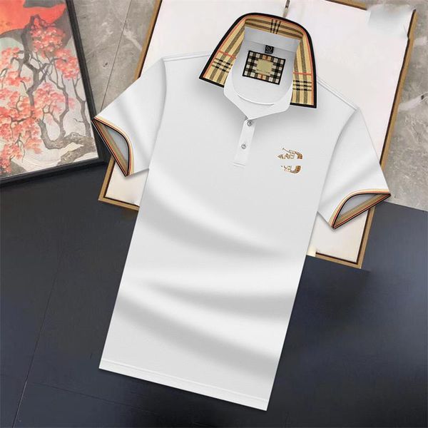 2023 summer lapel short sleeve men's fashion trend plaid classic cotton t-shirt men plus-size business casual m-xxxxl, White;black
2023 summer lapel short sleeve men's fashion trend plaid classic cotton t-shirt men plus-size business casual m-xxxxl, White;black