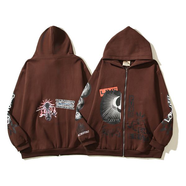 zip sweatshirts cardigan hoodies men women print bbrown pullover hoode hip hop pullovers 23fw, Black;brown
zip sweatshirts cardigan hoodies men women print bbrown pullover hoode hip hop pullovers 23fw, Black;brown