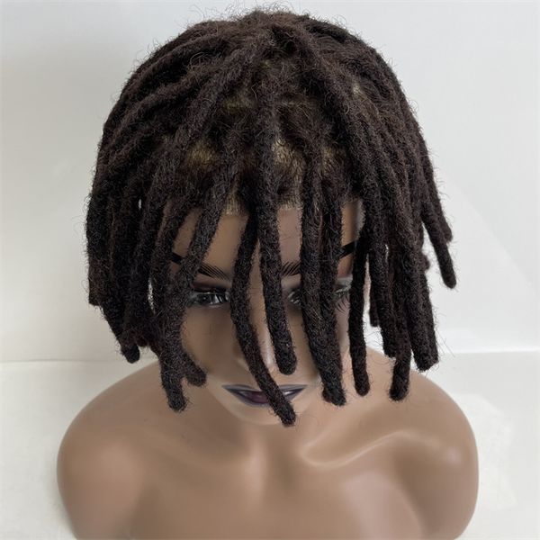 8 inches malaysian virgin human hair systems dark brown color 2# dreadlocks er full pu unit for black woman
8 inches malaysian virgin human hair systems dark brown color 2# dreadlocks er full pu unit for black woman