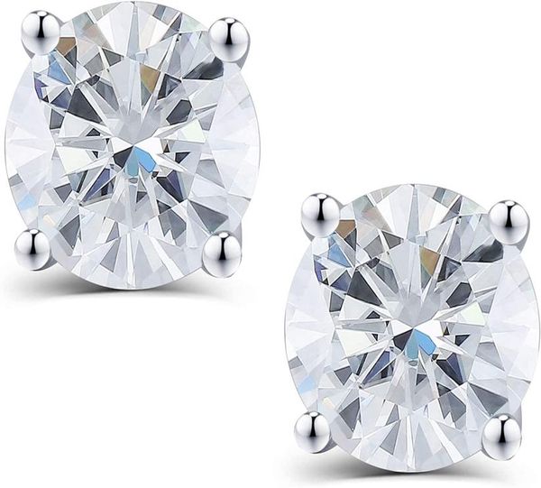 moissanite stud earrings 2ct df color brilliant round cut lab created diamond earrings 18k white gold plated silver friction back2088698, Golden;silver
moissanite stud earrings 2ct df color brilliant round cut lab created diamond earrings 18k white gold plated silver friction back2088698, Golden;silver