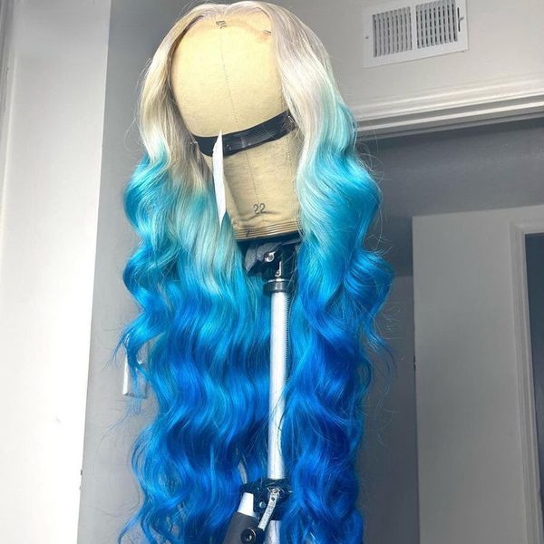 Blue Ombre Colored Human Hair Wigs Red Pink Purple 613 HD Lace Frontal Wig Green 13x4 Body Wave Lace Front Wig Synthetic Heat Resistant
Blue Ombre Colored Human Hair Wigs Red Pink Purple 613 HD Lace Frontal Wig Green 13x4 Body Wave Lace Front Wig Synthetic Heat Resistant