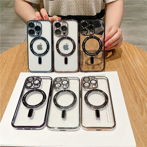 luxury plating silicone frame magsafe magnetic phone case for iphone 11 12 13 pro max 14 plus wireless charging protector cover
luxury plating silicone frame magsafe magnetic phone case for iphone 11 12 13 pro max 14 plus wireless charging protector cover