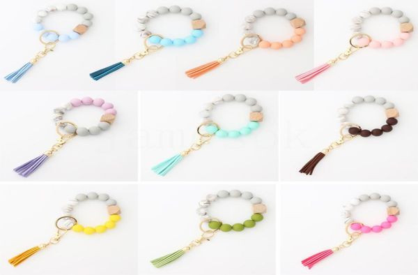 party favor keychain wooden tassel string chain food grade silicone bead women girl key ring wrist strap bracelet dd0333115224, Silver
party favor keychain wooden tassel string chain food grade silicone bead women girl key ring wrist strap bracelet dd0333115224, Silver