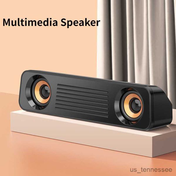 Image of Mini Speakers Wired Mini Portable USB Speaker Music Player Amplifier Loudspeaker Stereo Sound Box for Computer Desktop PC Notebook R230621