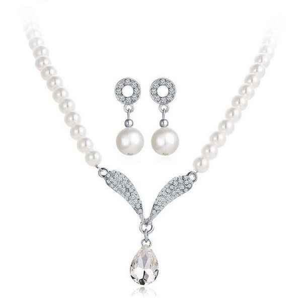 fine pearls rhinestones bridal wedding chokers necklaces circle angel wings pendants chains water drop dangle earrings fashion acc1191801, Silver
fine pearls rhinestones bridal wedding chokers necklaces circle angel wings pendants chains water drop dangle earrings fashion acc1191801, Silver