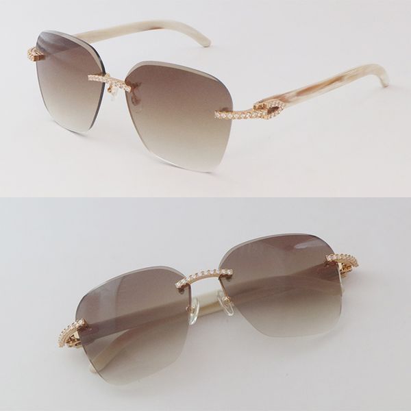 moissanite diamond set rimles sunglasses for men women original white genuine natural horn sunglasses diamond cut lens designer big square s, White;black
moissanite diamond set rimles sunglasses for men women original white genuine natural horn sunglasses diamond cut lens designer big square s, White;black