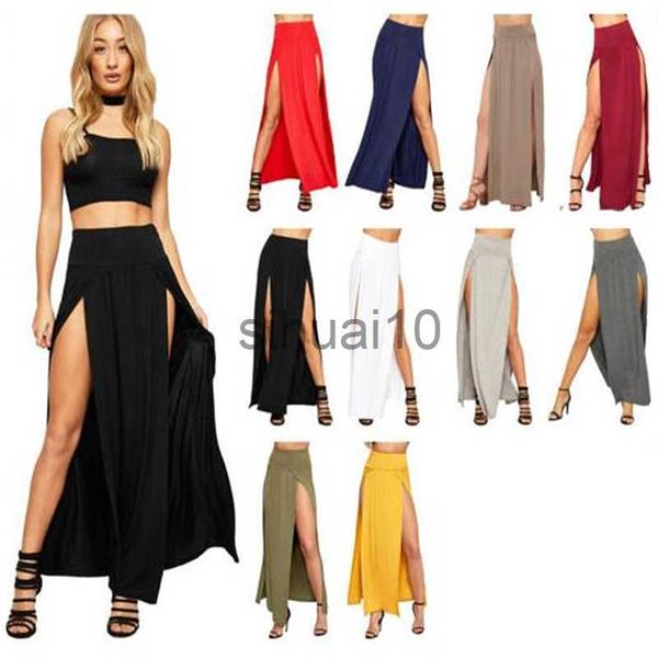 skirts 2023 new arrival high waisted womens double slits summer solid long maxi skirt wholesale 51 valentine's day gifts j230621, Black
skirts 2023 new arrival high waisted womens double slits summer solid long maxi skirt wholesale 51 valentine's day gifts j230621, Black
