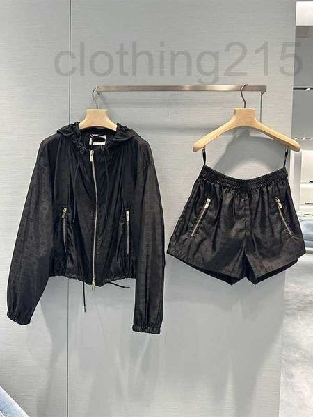 women's plus size tracksuits designer maiden style full print sun protection hooded coat elastic waist zipper pocket shorts two piece s, Black
women's plus size tracksuits designer maiden style full print sun protection hooded coat elastic waist zipper pocket shorts two piece s, Black
