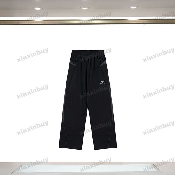 xinxinbuy men women designer pant panelled paris letter print pocket spring summer casual pants blue gray s-xl, Black;brown
xinxinbuy men women designer pant panelled paris letter print pocket spring summer casual pants blue gray s-xl, Black;brown