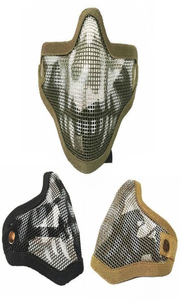 tactical ghost mesh airsoft mask paintball half face protection strike style3636059, Black;white
tactical ghost mesh airsoft mask paintball half face protection strike style3636059, Black;white