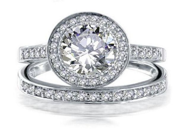 whole fine new three stone rings round cut jewelry 10kt white gold filled z simulated diamond women wedding ring set gift 2582869, Golden;silver
whole fine new three stone rings round cut jewelry 10kt white gold filled z simulated diamond women wedding ring set gift 2582869, Golden;silver
