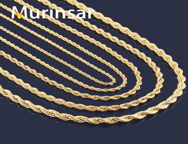 18k gold filled stainless steel necklace rope chain for men and women stainless steel gold chain necklace 447704, Silver
18k gold filled stainless steel necklace rope chain for men and women stainless steel gold chain necklace 447704, Silver