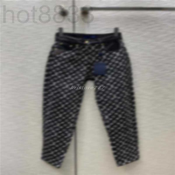 women's jeans designer girls pants with mongram letter pattern buttons female high end milan runway casual jersey jogging outwear denim, Blue
women's jeans designer girls pants with mongram letter pattern buttons female high end milan runway casual jersey jogging outwear denim, Blue