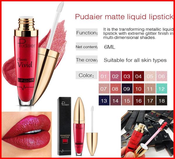 classic vivid lip gloss velvet liquid lipstick nonstick cup pearlite glitter 18 colors diamond non sticky waterproof long lasting2014731
classic vivid lip gloss velvet liquid lipstick nonstick cup pearlite glitter 18 colors diamond non sticky waterproof long lasting2014731