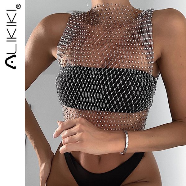 women's tanks cami hollow out bling crystal diamond beading camisole night party club fishnet tank shirt mesh crop 230621, White
women's tanks cami hollow out bling crystal diamond beading camisole night party club fishnet tank shirt mesh crop 230621, White