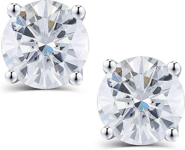 moissanite stud earrings 2ct df color brilliant round cut lab created diamond earrings 18k white gold plated silver friction back3700428, Golden;silver
moissanite stud earrings 2ct df color brilliant round cut lab created diamond earrings 18k white gold plated silver friction back3700428, Golden;silver