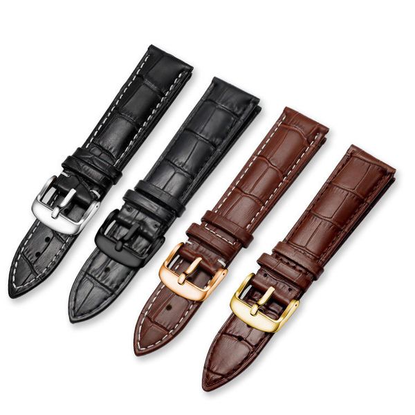 Image of 2023 New Arrival Design High Quality Wide Strap Vintage Tanned Leather Luxury Wrist Watch Band Leather Watch Strap