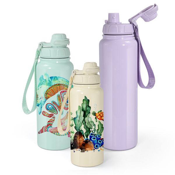 Wholesale 25oz 32oz aroon Water Bottles With Handle Lids Stainless Steel Double Wall Sublimation Straight Tumblers Insulated Kettle A0132, Pink
Wholesale 25oz 32oz aroon Water Bottles With Handle Lids Stainless Steel Double Wall Sublimation Straight Tumblers Insulated Kettle A0132, Pink