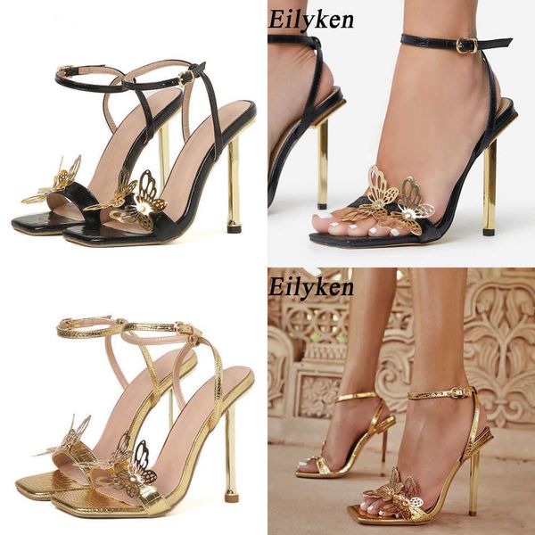 summer sandals golden butterfly-knot high heels women stripper buckle strap square toe party prom pump shoes 230511, Black
summer sandals golden butterfly-knot high heels women stripper buckle strap square toe party prom pump shoes 230511, Black