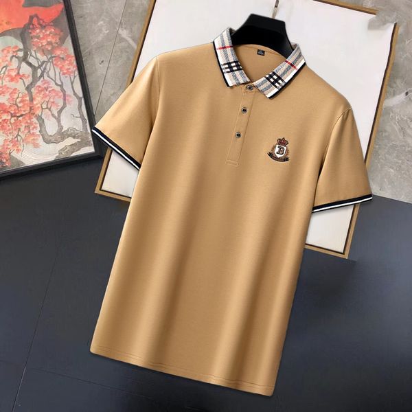 2023 summer lapel short sleeve men's fashion trend plaid classic cotton t-shirt men plus-size business casual m-4xl889, White;black
2023 summer lapel short sleeve men's fashion trend plaid classic cotton t-shirt men plus-size business casual m-4xl889, White;black