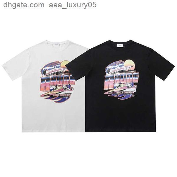 designer fashion clothing tees tshirts rhude summer new american casual letter printing trendy high street loose round neck t-shirt men wome, White;black
designer fashion clothing tees tshirts rhude summer new american casual letter printing trendy high street loose round neck t-shirt men wome, White;black