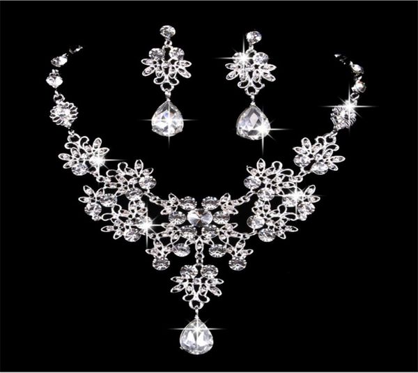 bridal crystal necklace earring set shiny wedding professional jewelry five crystal colors extravagant and beautiful bride jewelry7689394, Slivery;golden
bridal crystal necklace earring set shiny wedding professional jewelry five crystal colors extravagant and beautiful bride jewelry7689394, Slivery;golden