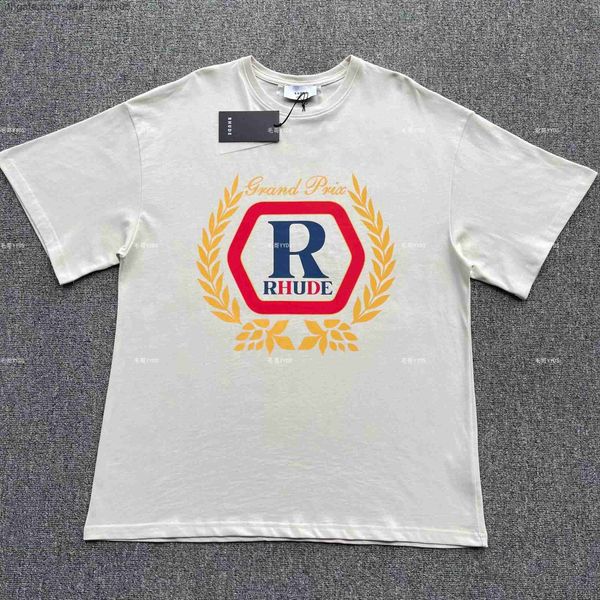 designer fashion clothing tees tshirts rhude hopps tee vintage wheat ear english print r standard american trend brand short sleeve t-shirt, White;black
designer fashion clothing tees tshirts rhude hopps tee vintage wheat ear english print r standard american trend brand short sleeve t-shirt, White;black