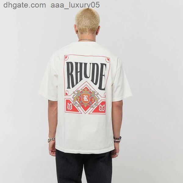 designer fashion clothing tees hip hop tshirts rhude vintage card tee american card printed short sleeve t-shirt men streetwear loose sports, White;black
designer fashion clothing tees hip hop tshirts rhude vintage card tee american card printed short sleeve t-shirt men streetwear loose sports, White;black
