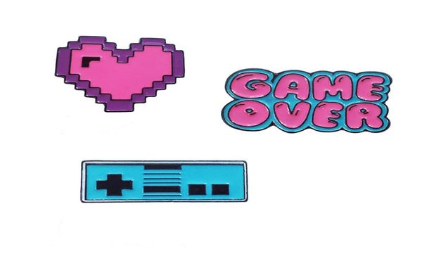 japanese style cute cartoon pixel love heart game console game over pin badge brooch8252272, Gray
japanese style cute cartoon pixel love heart game console game over pin badge brooch8252272, Gray