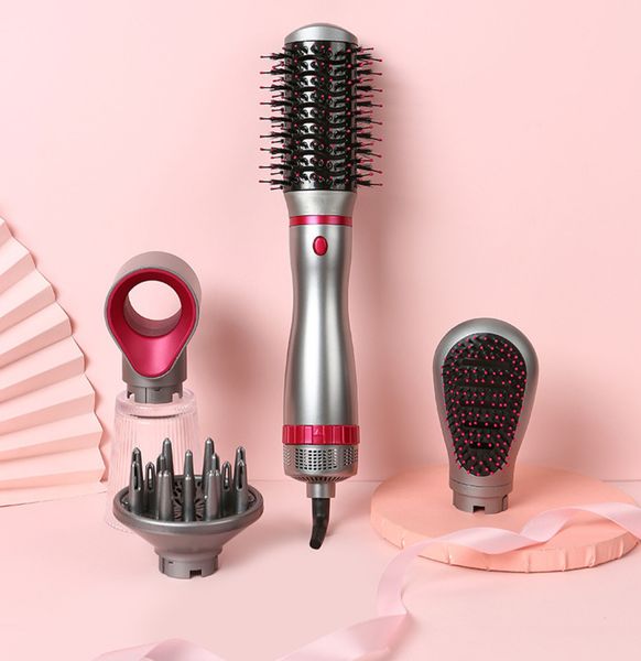 4-in-1 versatile hair styling tool with air brush, curling wand, straightener, and blow dryer, ideal for all hair types and durable
4-in-1 versatile hair styling tool with air brush, curling wand, straightener, and blow dryer, ideal for all hair types and durable