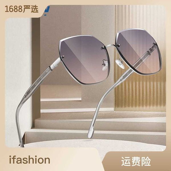 tiktok same frameless polygonal for women with advanced sense of ins wind big frame thin anti ultraviolet sunglasses, White;black
tiktok same frameless polygonal for women with advanced sense of ins wind big frame thin anti ultraviolet sunglasses, White;black